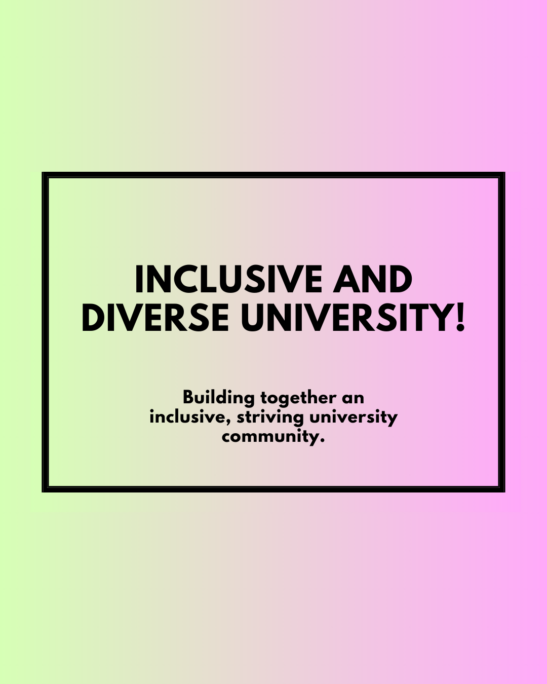 Inclusive and Diverse University! Building together an inclusive ...